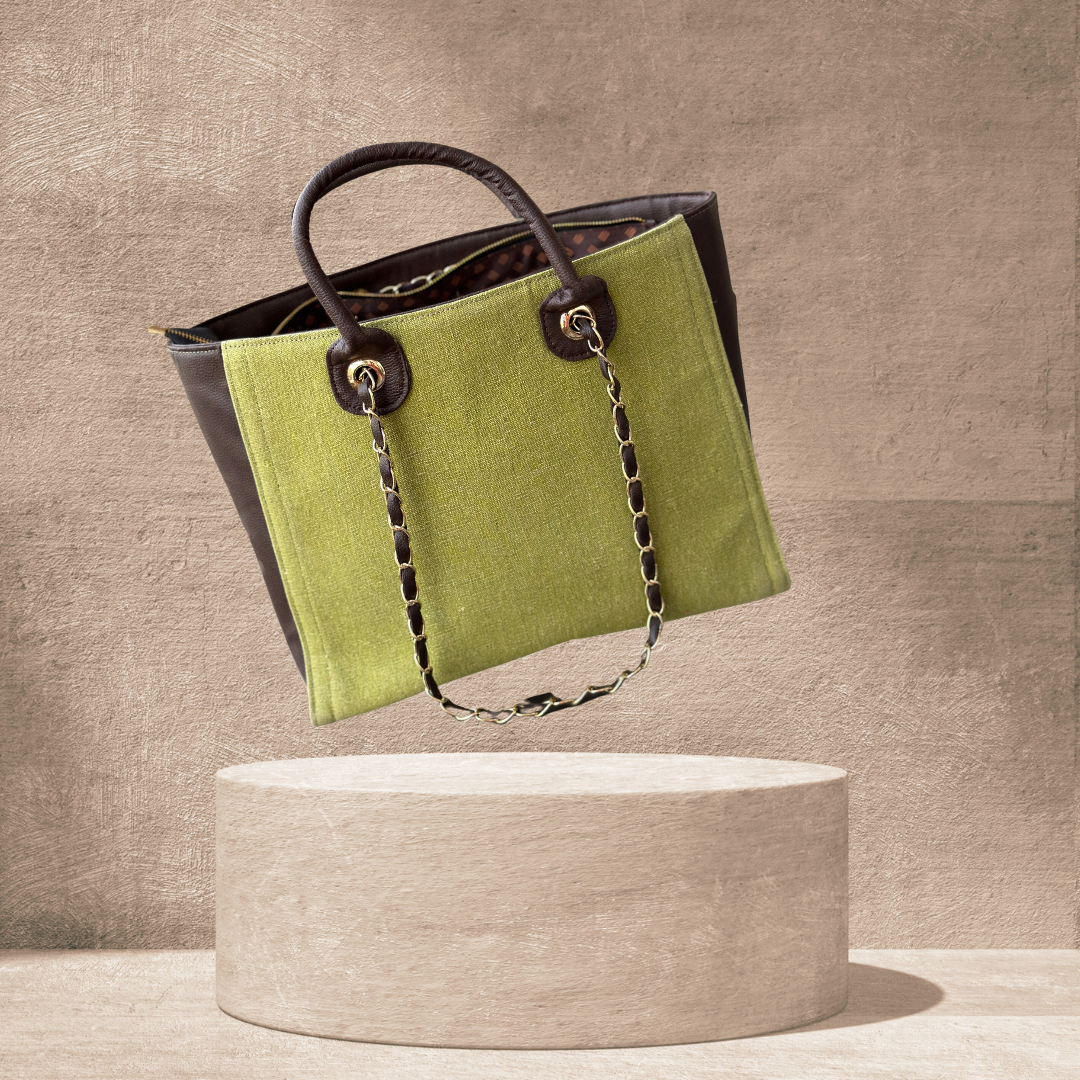 Tusan Green Handbag
