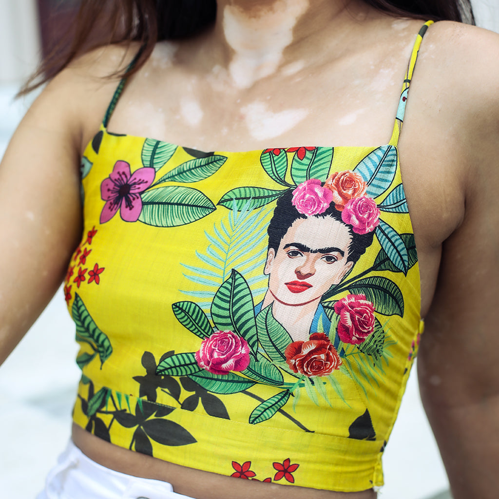 Frida Kahlo crop top